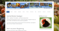 Desktop Screenshot of blaue-tomaten.de