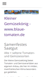 Mobile Screenshot of blaue-tomaten.de