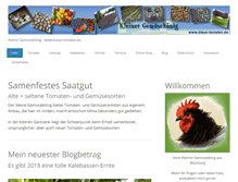 Tablet Screenshot of blaue-tomaten.de